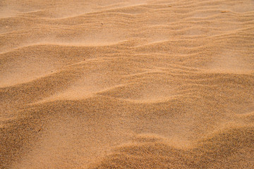 Sand of a beach with patterns