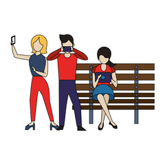 social media network chatting cartoon