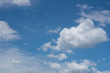 Blue clouds sky, Natural backgrounds.