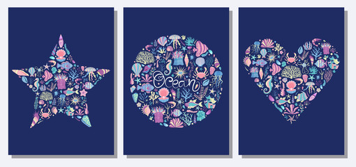 Ocean Under Sea World Prints and Cards