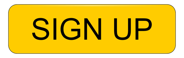 Sign up Button on white background - illustration