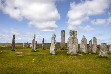 Callanish stone circle on Isle of Lewis, Outer Hebrides