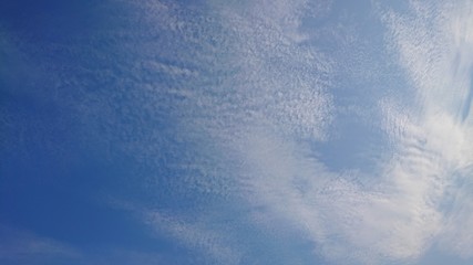 blue sky with clouds