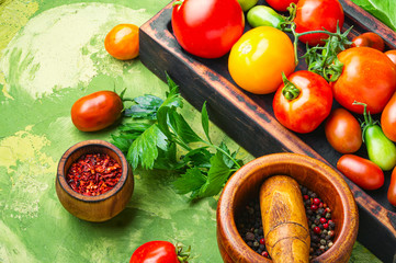 Pickling or canning tomatoes