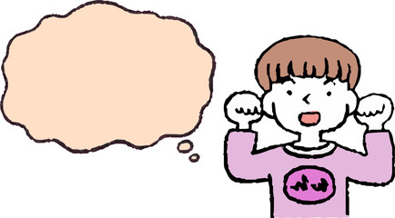 Obraz premium Illustration of men of various ages with Speech Balloon