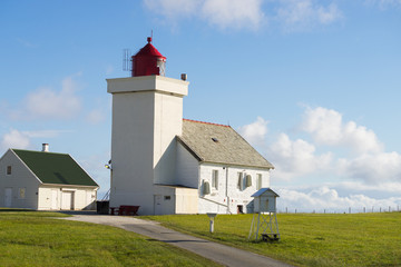 Obrestad lighthouse in Norway.