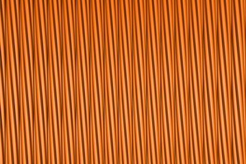 geometric surfaces formed by extruded flower shape, holiday concept - orange nice 3D Illustration of abstract background