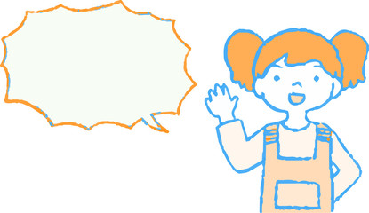 Illustration of women of various ages with Speech Balloon