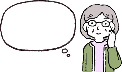 Illustration of women of various ages with Speech Balloon