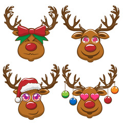 reindeer vector graphic design