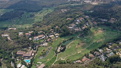Fototapeta na wymiar drone, aerial, photography, luxury complex, golf, famous places, drone, aerial, photography,
