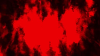 Scary demonic skull of bloody nightmares. 2D animation in horror fantasy genre.. Vj looped abstraction video clip for spooky Halloween. Hell visions. 