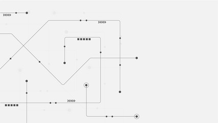 Abstract geometric connect lines and dots.Simple technology graphic background.Illustration Vector design Network and Connection concept.