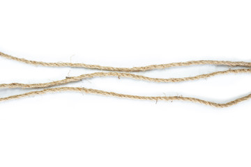 rope on white background.