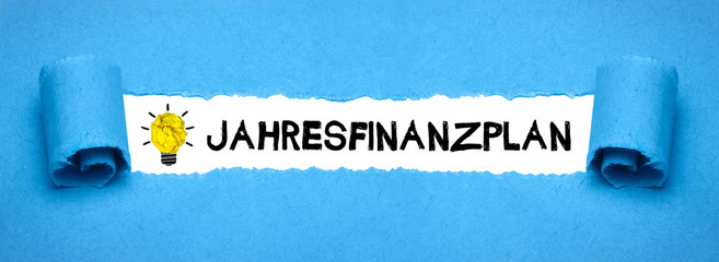 Jahresfinanzplan