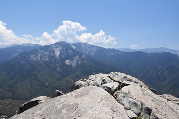Fototapeta na wymiar Mountains from the Rock