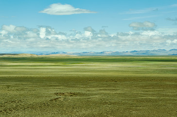 Mountain plateau in the area Zavkhan River