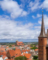 Panoramablick über die Hansestadt Wismar