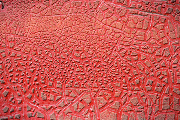 Red color texture background, Old abstract background.