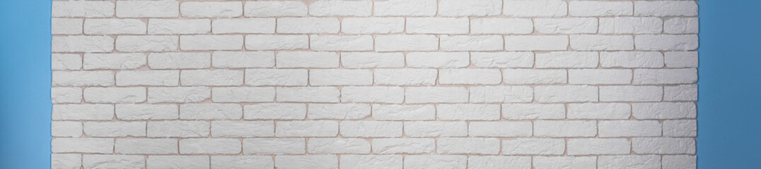Obraz premium Construction background or brick wall background of white abstract style for kitchen