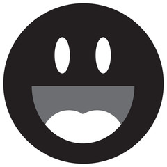Naklejka premium Cool Smilies Emoji Icon