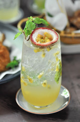 passion fruit juice, passion fruit soda