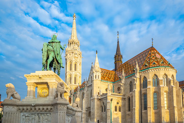 Fototapeta na wymiar Matthias Church in Budapest city, Hungary