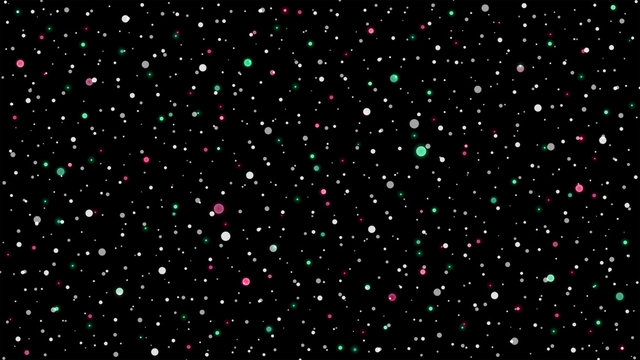 Multicolored stars twinkle in the dark night sky. Cosmic view. Galaxy. 