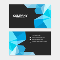 Modern business card, identity, company card, vector eps 10.