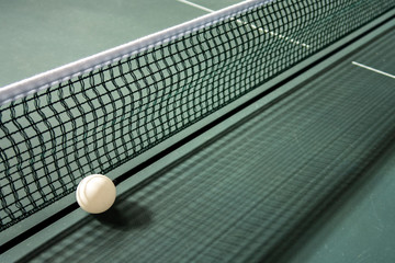 Table Tennis with Ball Net and Table