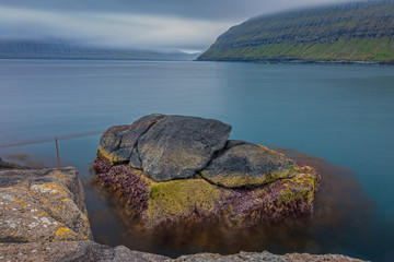 Rinkusteinar rocks ultra long exposure in faroe islands