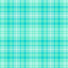 Tartan Pattern Green and Cyan . Texture for plaid, tablecloths, clothes, shirts, dresses, paper, bedding, blankets, quilts and other textile products. Vector illustration EPS 10