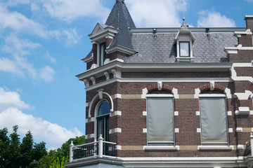 Fototapeta na wymiar Nijmegen, The Netherlands 28 July 2019, A Dutch Authentic House in Nijmegen