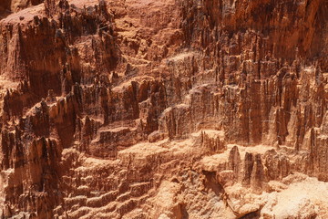 Tsingi rouge nationalpark auf madagaskar in afrika