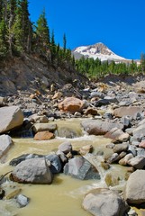 Mountain stream on Mt. Hood