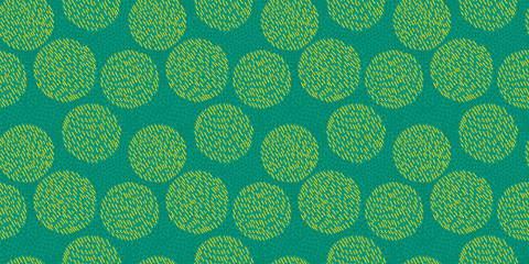 Dot circle illustration background. Seamless pattern.Vector. ドット円形パターン