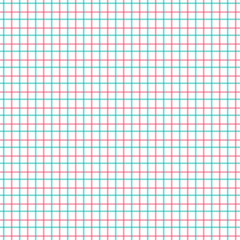 Red and Green Tattersall Check Pattern. Men's Shirt Fashion Textile Fabric. Repeating Tile Plaid Pattern.