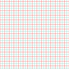 Red and Green Tattersall Check Pattern. Men's Shirt Fashion Textile Fabric. Repeating Tile Plaid Pattern.