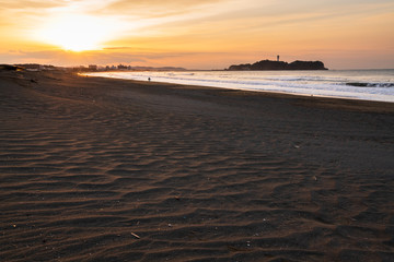 江ノ島 鵠沼海岸 / Enoshima from Kugenuma