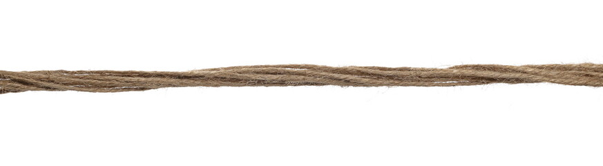 Rope isolated on white background texture, with clipping path  