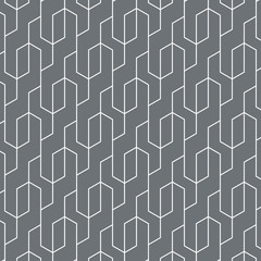 Linear vector pattern, repeating thin line décor for clean background. Pattern is clean for design, fabric, wallpaper, printing. Pattern is on swatches panel.