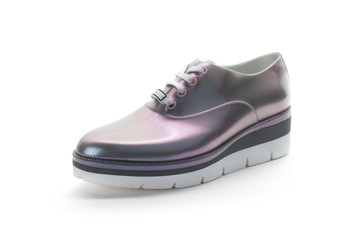 Flat sole women shoes  isolated on white background