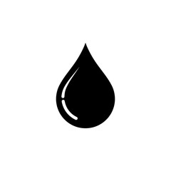 Drop water icon. simple flat vector illustration