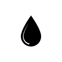 Drop water icon. simple flat vector illustration