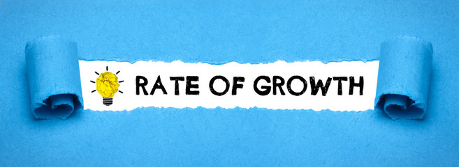 Rate of growth