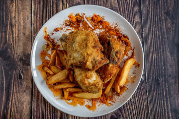 Take away food piozza 