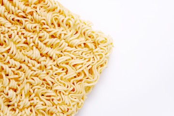 Close up instant noodle background