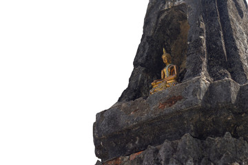 Fototapeta na wymiar Buddha in the stone