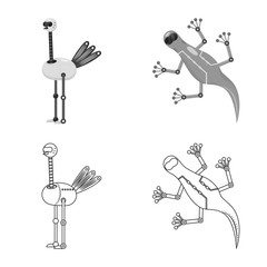 Vector illustration of toy and science icon. Set of toy and toy stock vector illustration.