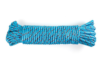 Coiled Nylon Rope . Used to hold or dry things.